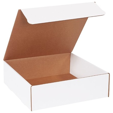 Box Packaging Corrugated Literature Mailers, 13L x 13W x 4H, White, PK50 ML13134